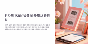 전자책 ISBN 발급 비용·절차 총정리