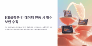 HR플랫폼 간 데이터 연동 시 필수 보안 수칙