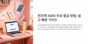 전자책 ISBN 무료 발급 방법