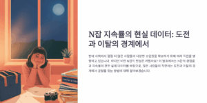 N잡 지속률의 현실 데이터