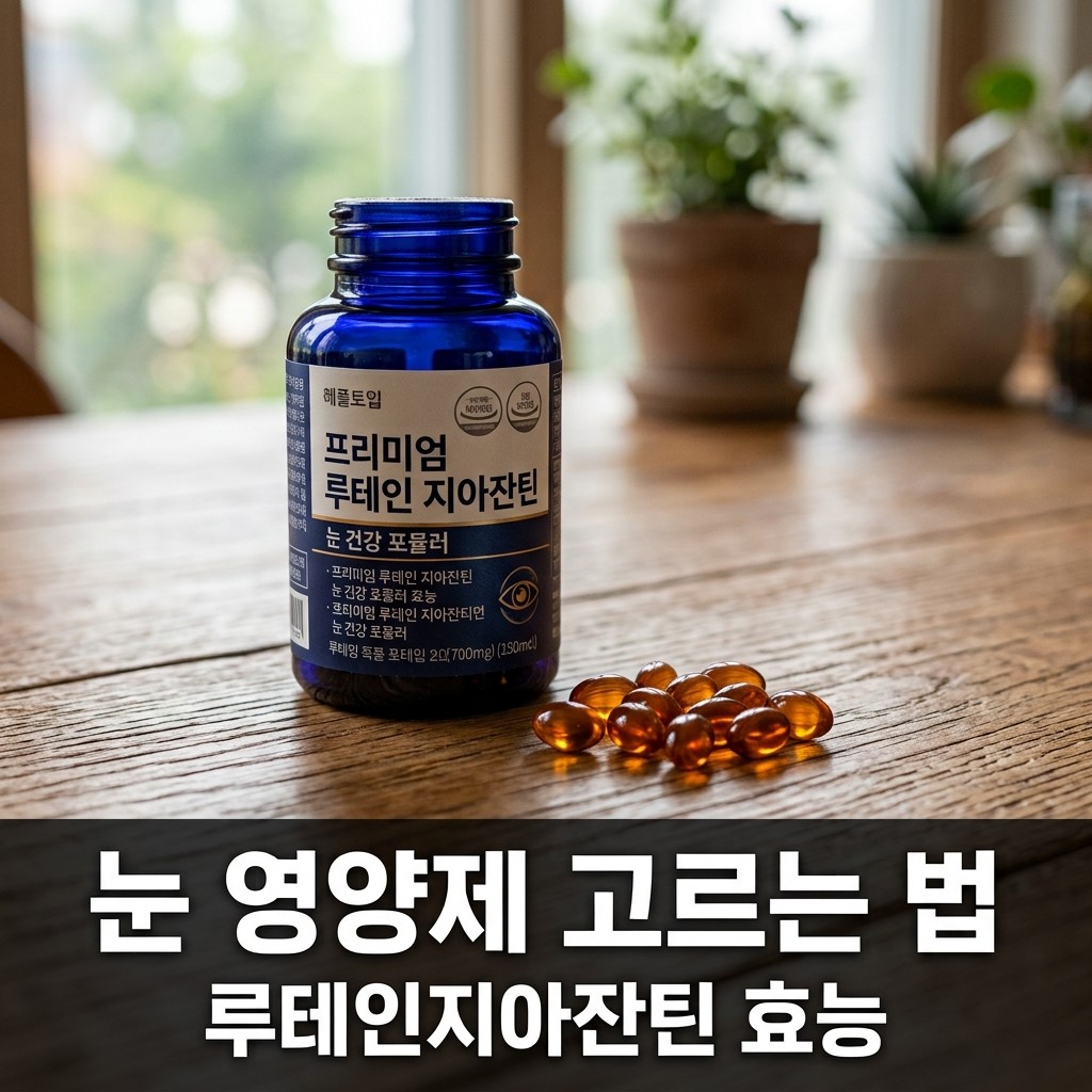 루테인 지아잔틴이 눈 건강에 미치는 영향